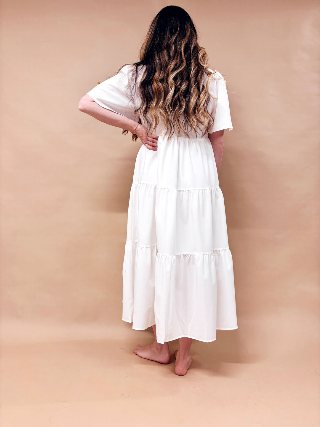 Kate Flutter Sleeve Midi Dress