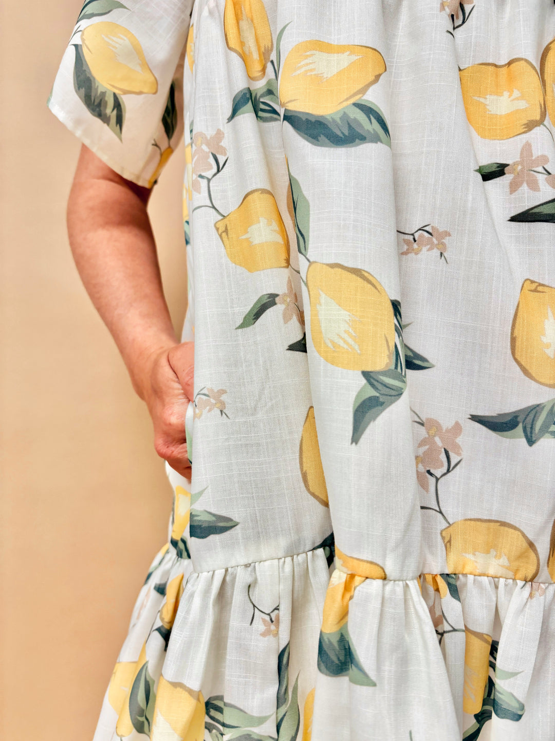 Heather Lemon Mini Dress