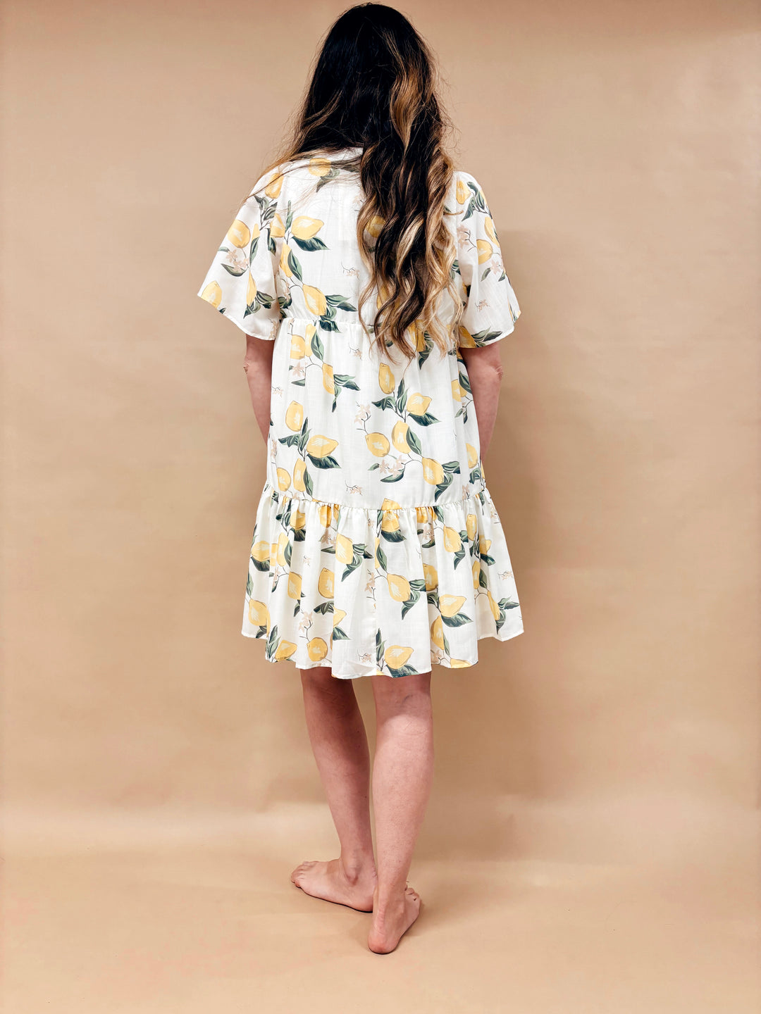 Heather Lemon Mini Dress