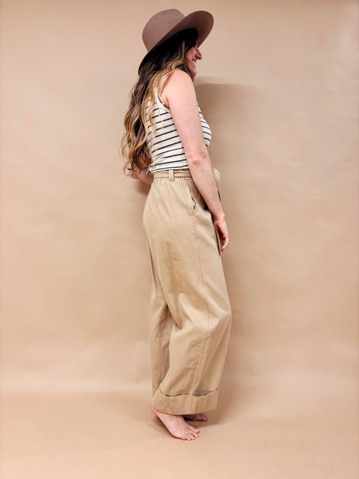 Delilah Cuffed Wide Leg Pants