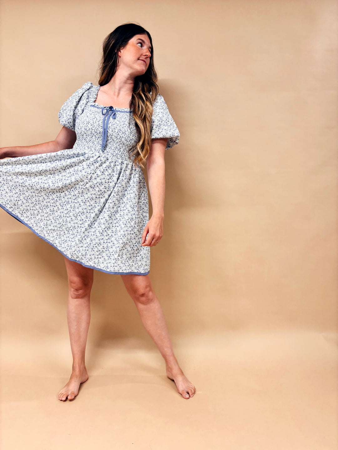 Melanie Romantic Mini Dress