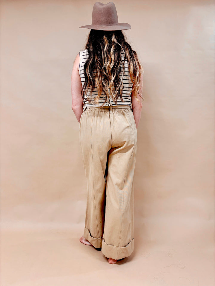 Delilah Cuffed Wide Leg Pants