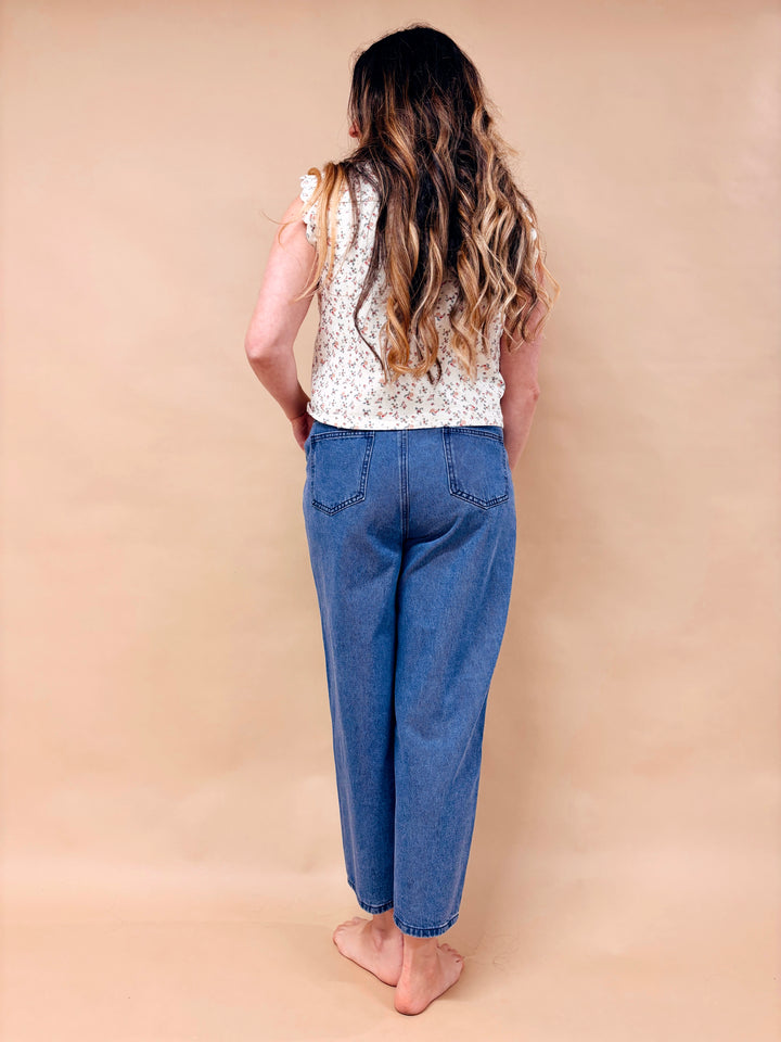 Bobby Ditsy Floral Denim Vest