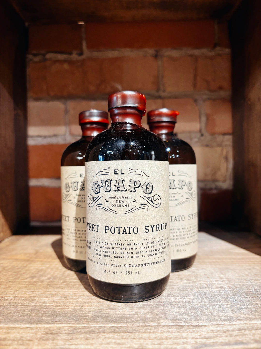Sweet Potato Cocktail Syrup 8.5oz.
