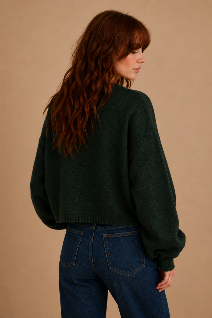 Dahlia V-Neck Button Up Cardigan Sweater