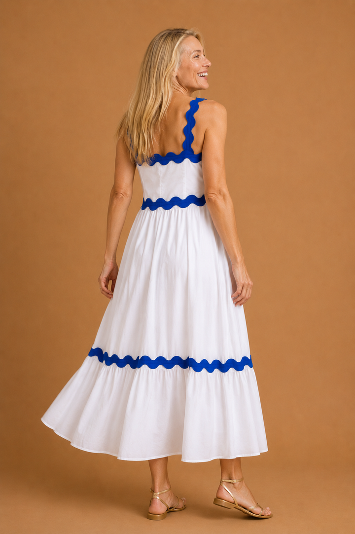 Rosalie Ric Rac Midi Dress