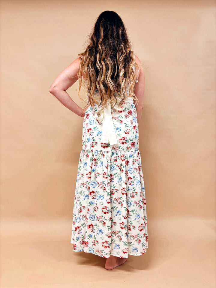 Taylor Floral Print Midi Dress