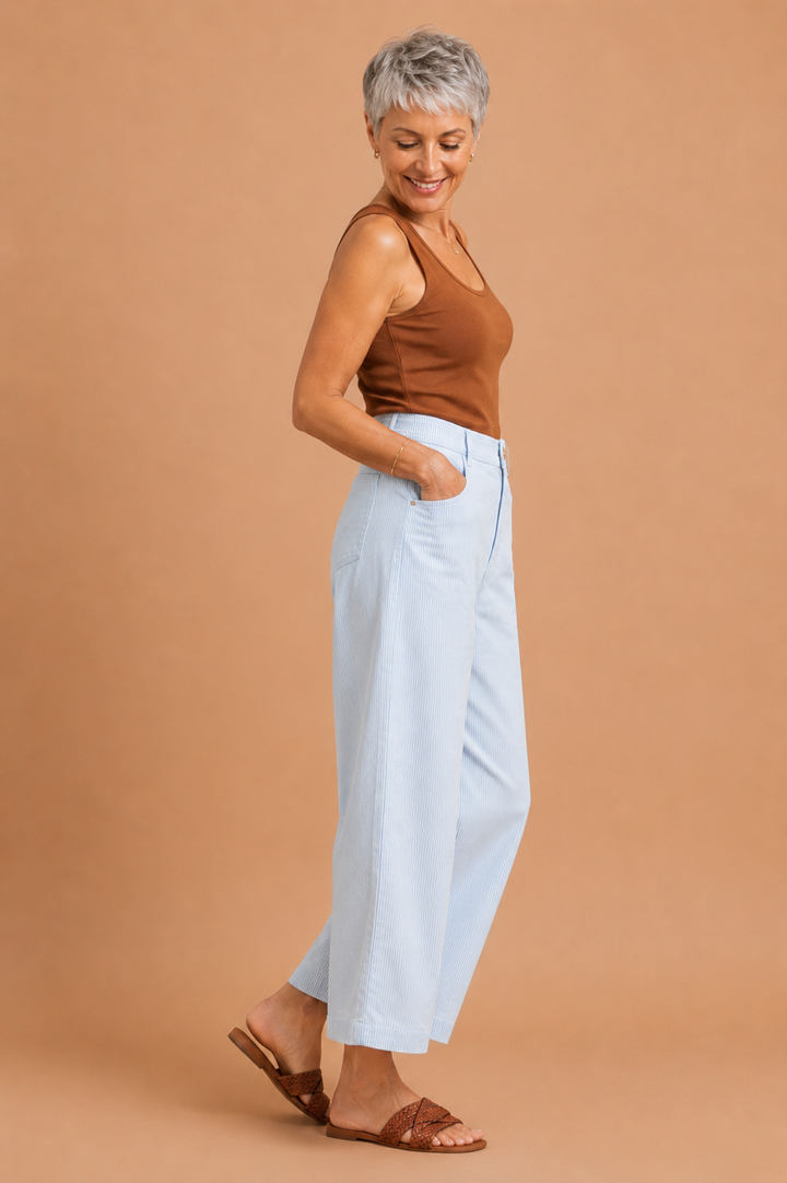 Sally Striped Wide Leg Pants