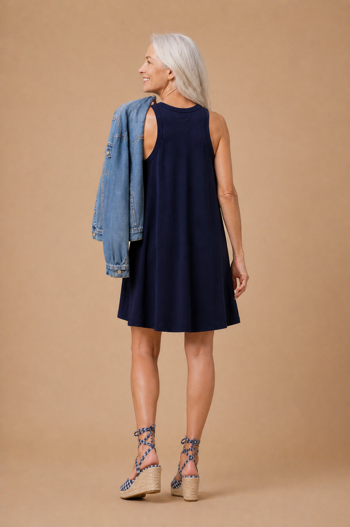 Helene A-Line Mini Tank Dress