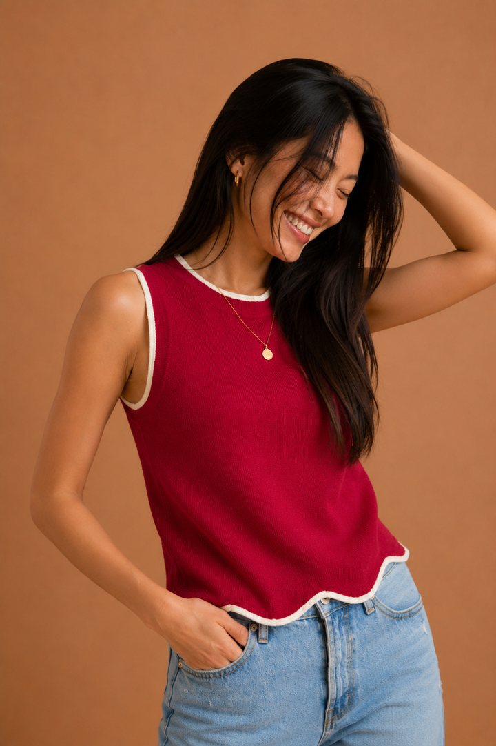Seraphina Sleeveless Knit Top