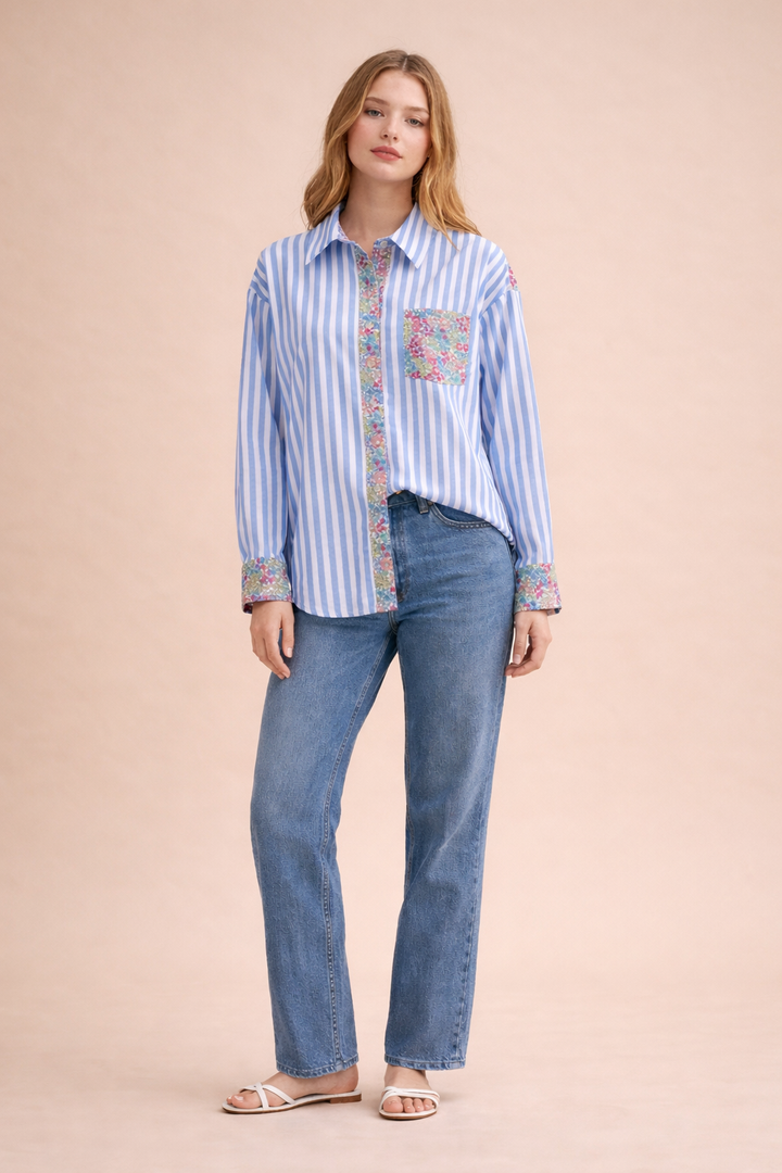 Sienna Spring Garden Button Down Shirt