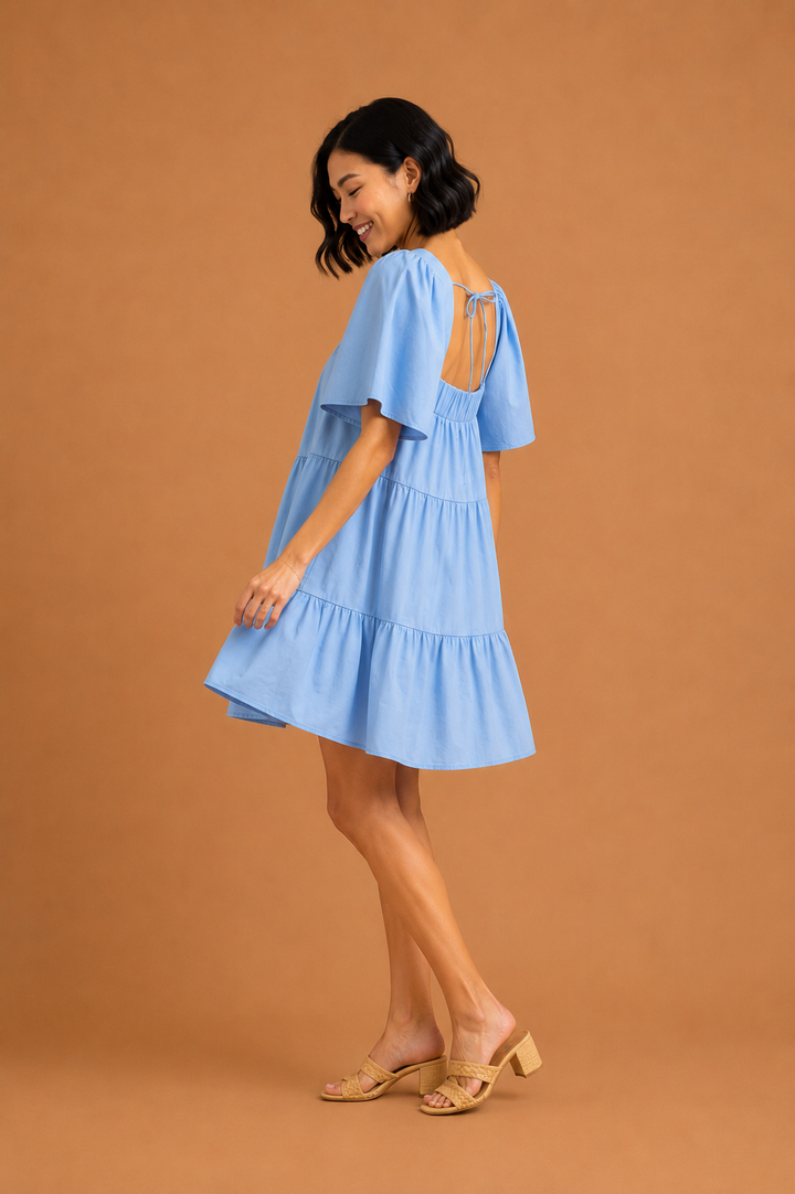 Yara Samone Poplin Dress