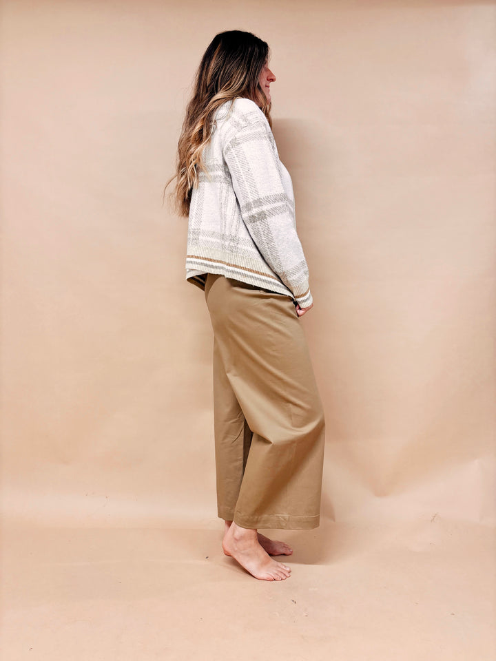 Sabrina Plaid Button Down Cardigan Sweater