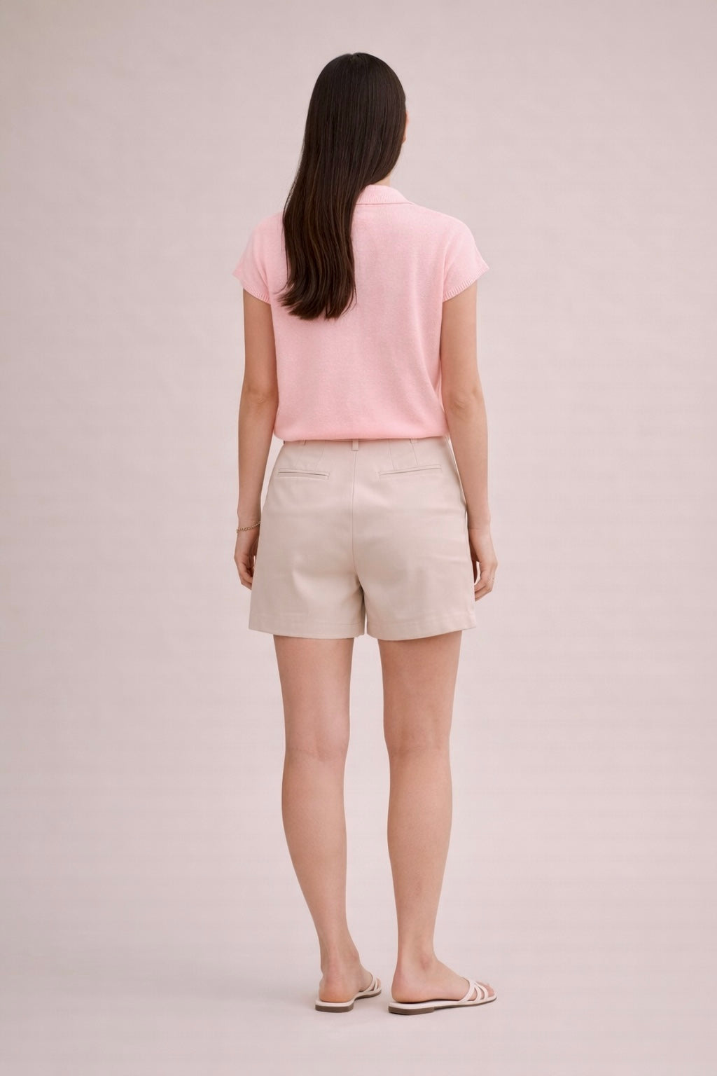 Vera Cap Sleeve Collared Sweater Vest