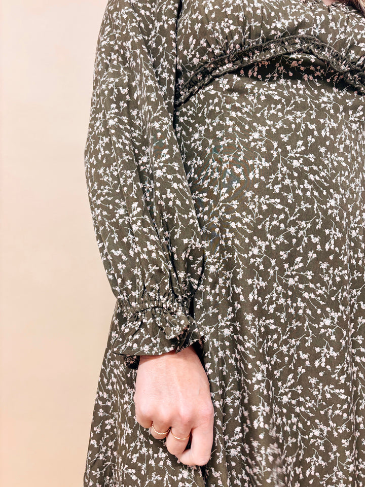 Evelina Sweetheart Floral Maxi Dress