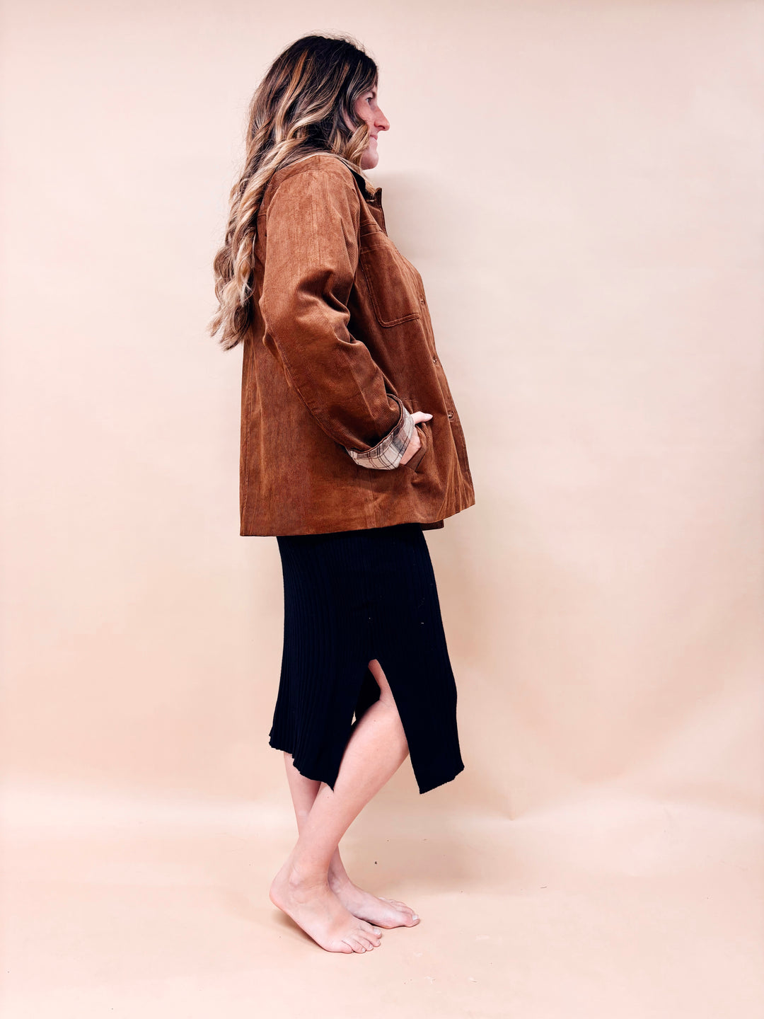 Vivienne Corduroy Barn Coat