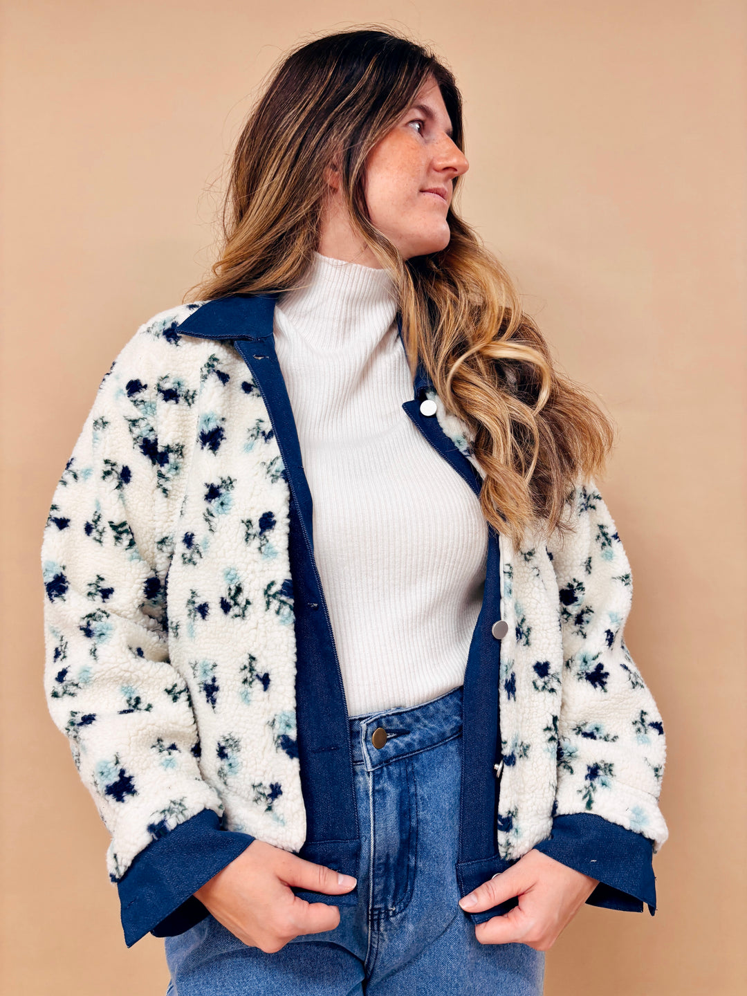 Lydia Floral Button Down Jacket