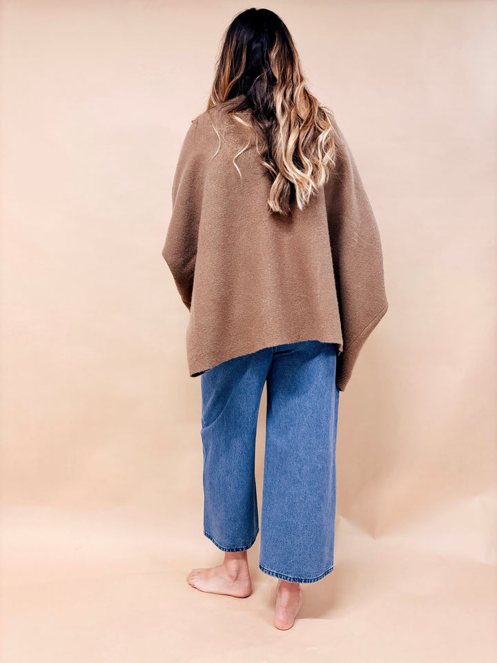 Lydia Dolman Sleeve Open Front Cardigan