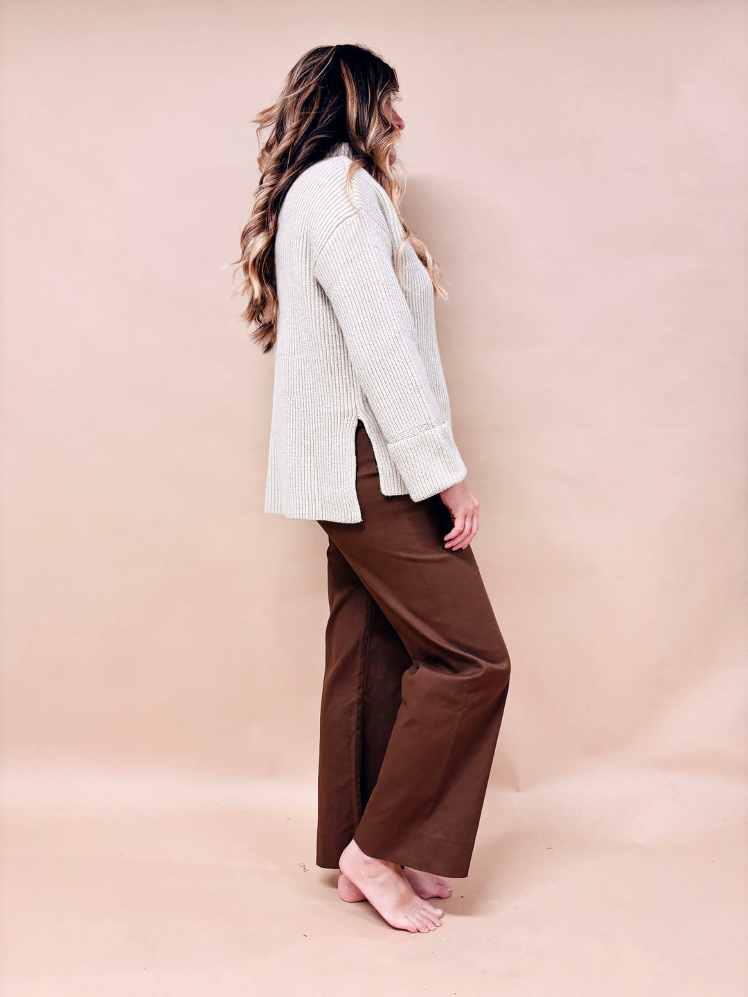 Hazel Oversized Funnel Neck Sweater