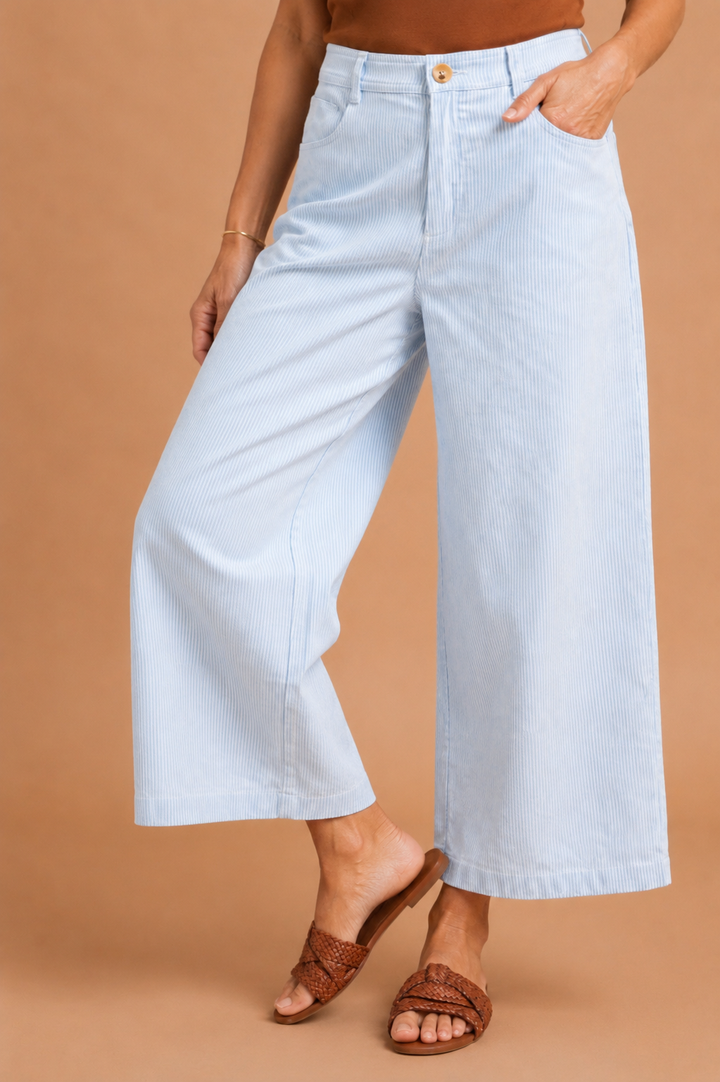 Sally Striped Wide Leg Pants