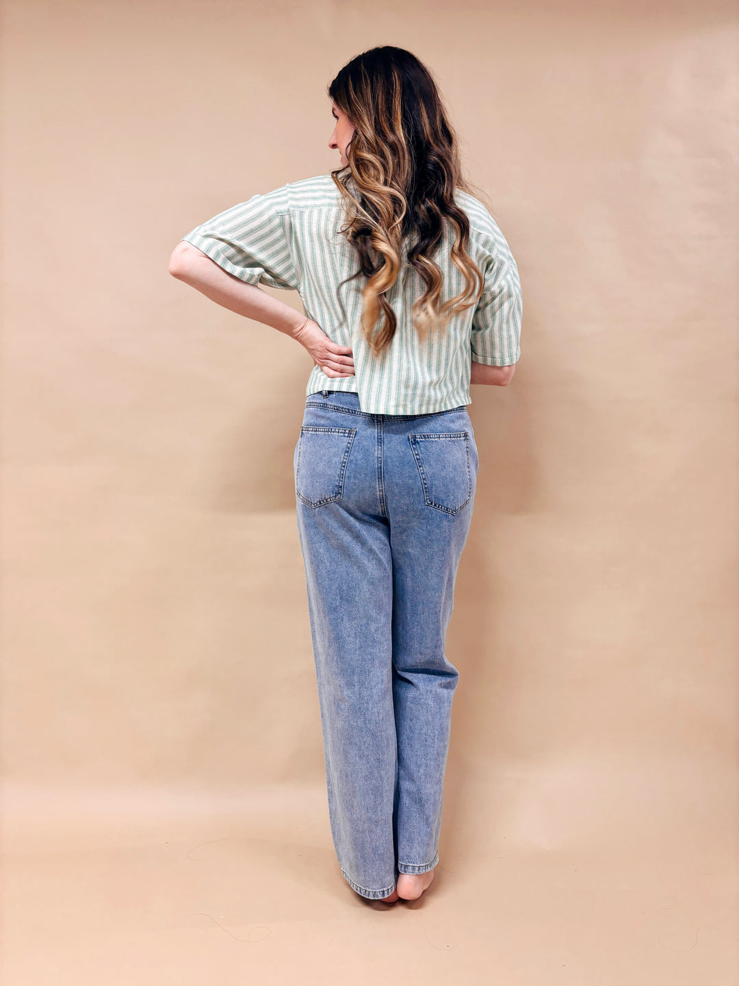 Natalie Polo Crop Top