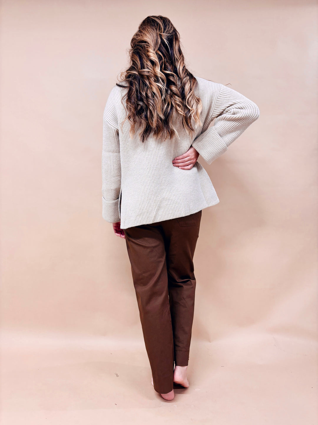 Hazel Oversized Funnel Neck Sweater