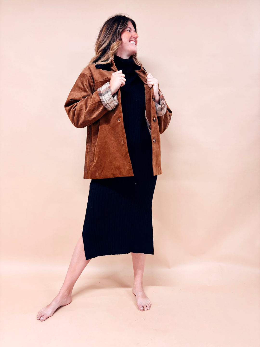 Vivienne Corduroy Barn Coat