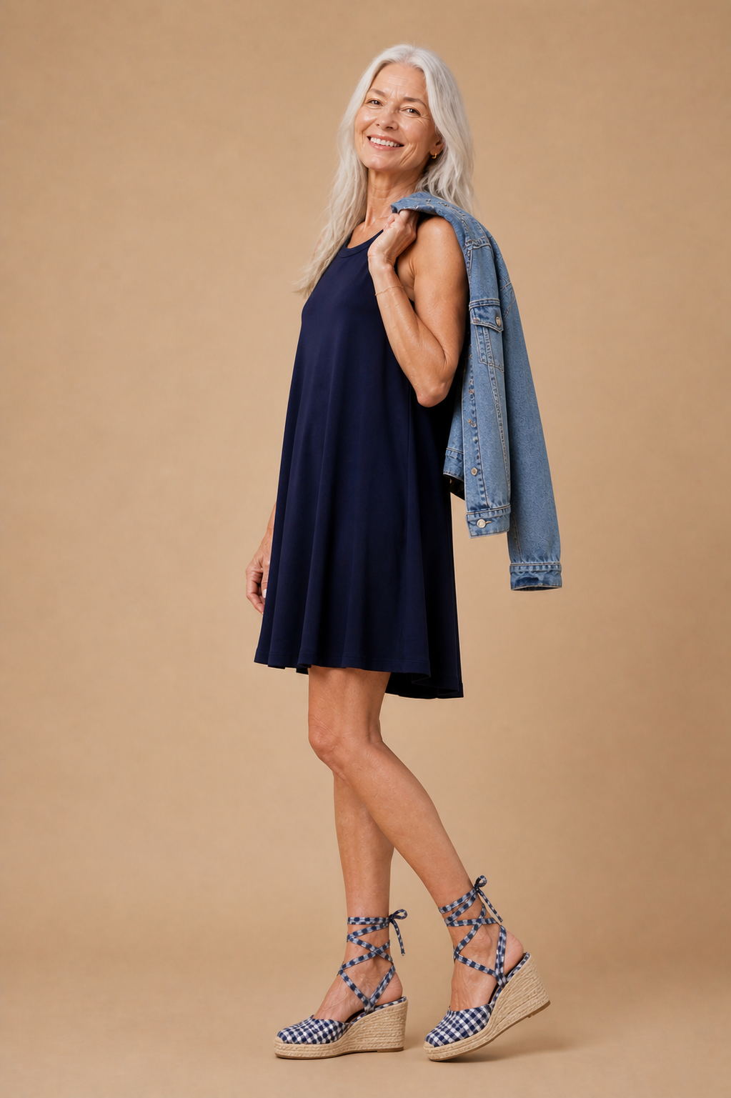 Helene A-Line Mini Tank Dress