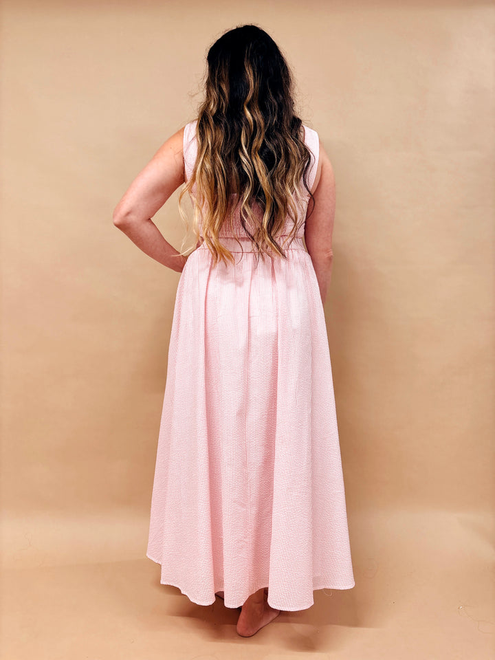 Steph Striped Midi Skirt