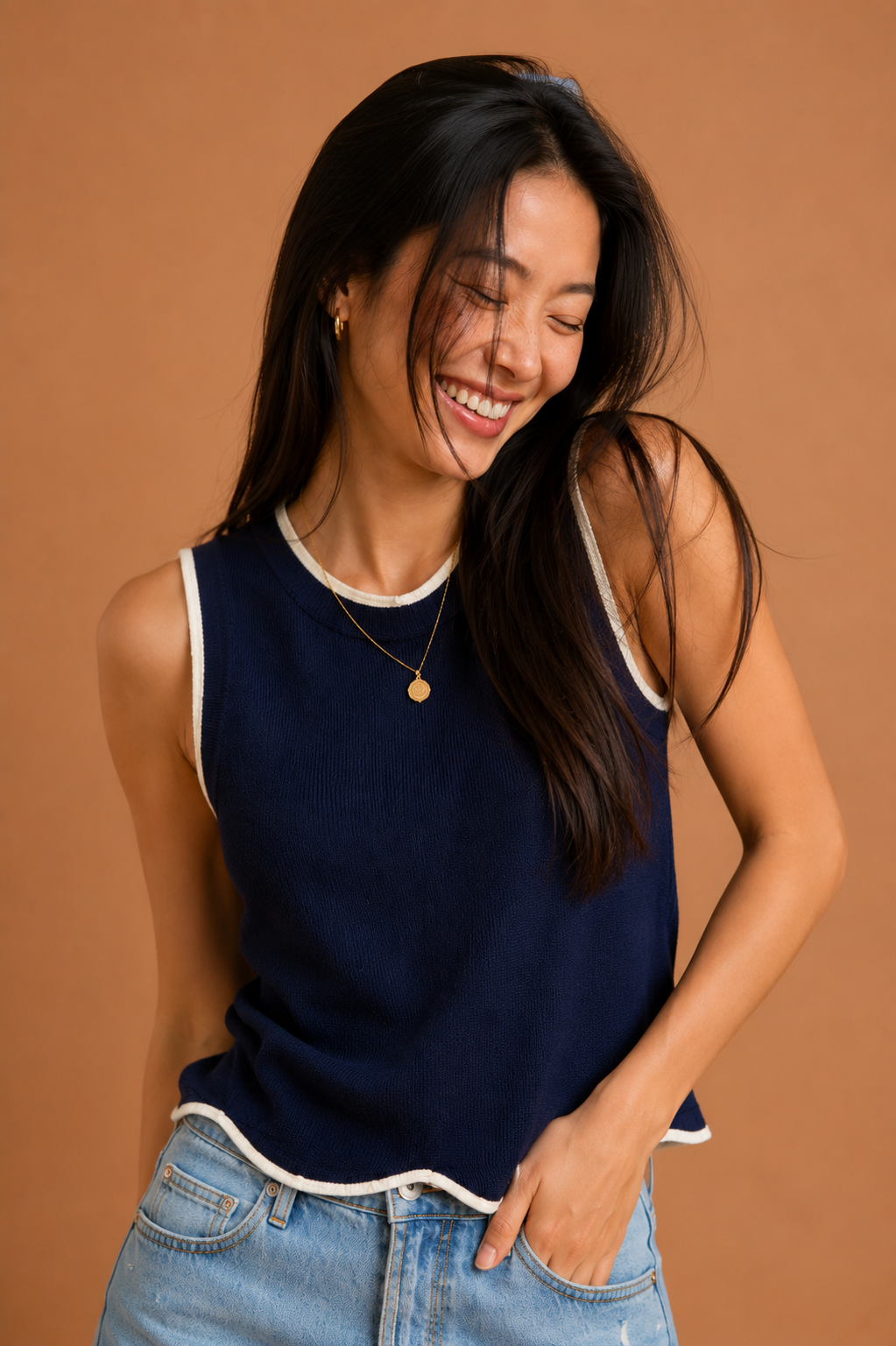 Seraphina Sleeveless Knit Top