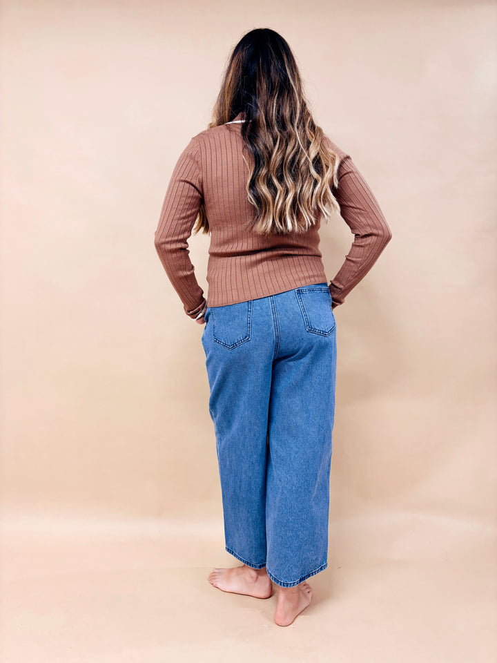 Juliette Ribbed Sweater Polo