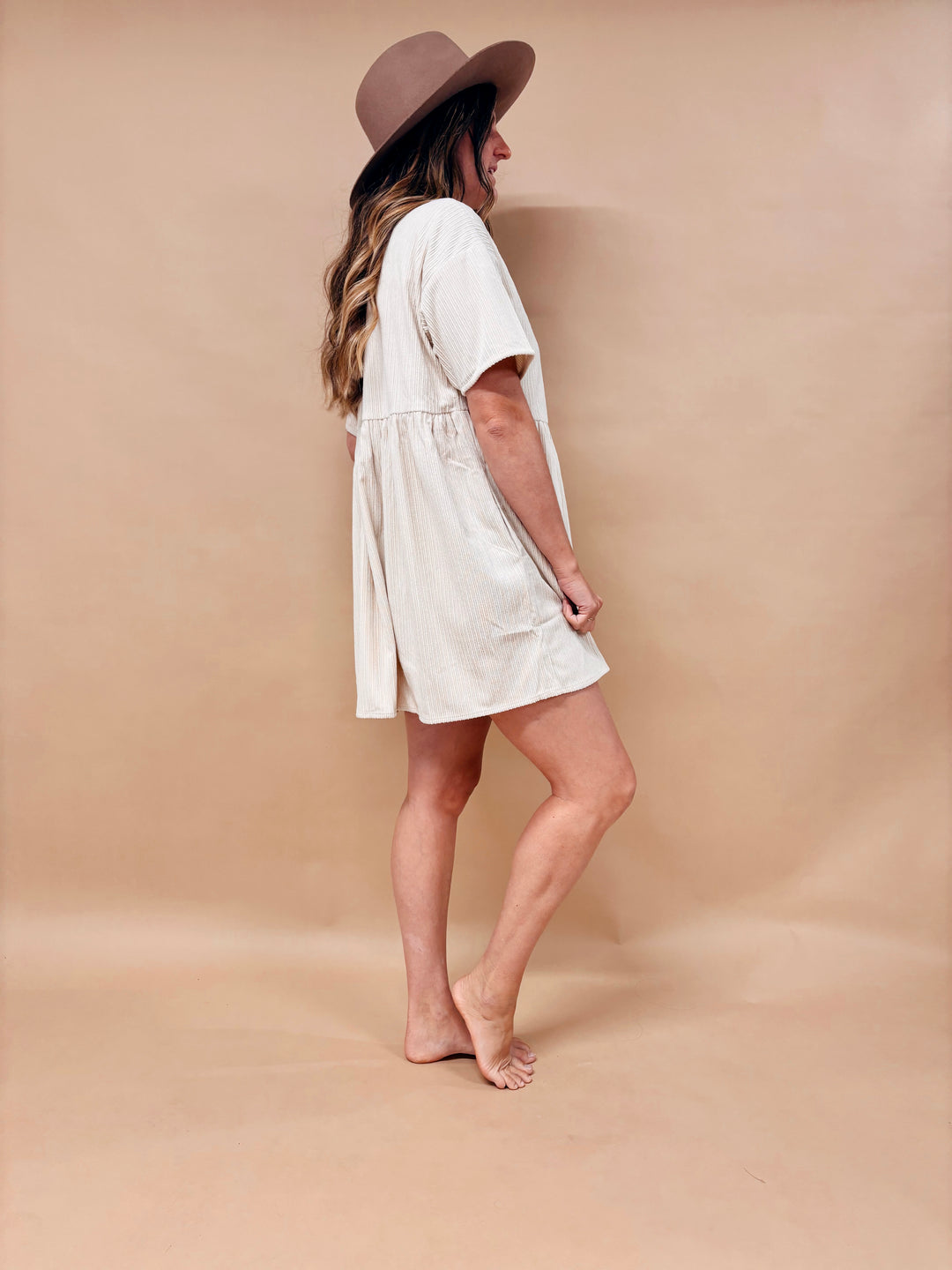 Grace Corduroy Mini Dress