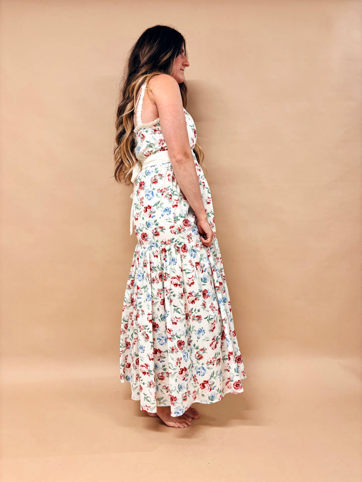 Taylor Floral Print Midi Dress