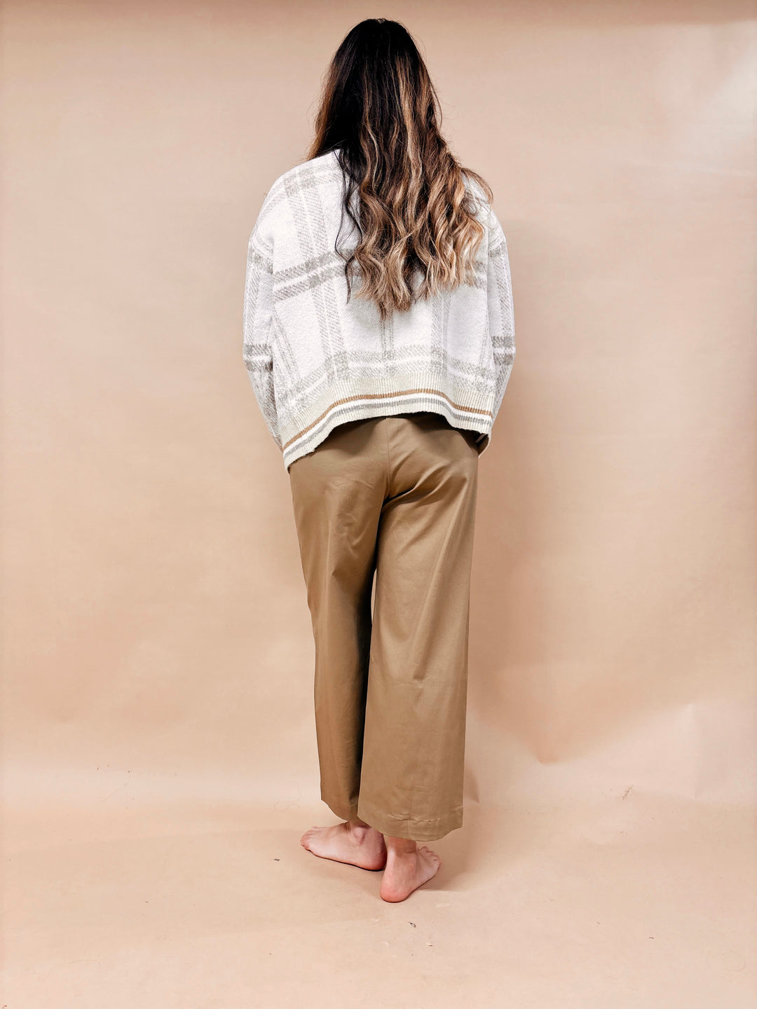 Sabrina Plaid Button Down Cardigan Sweater