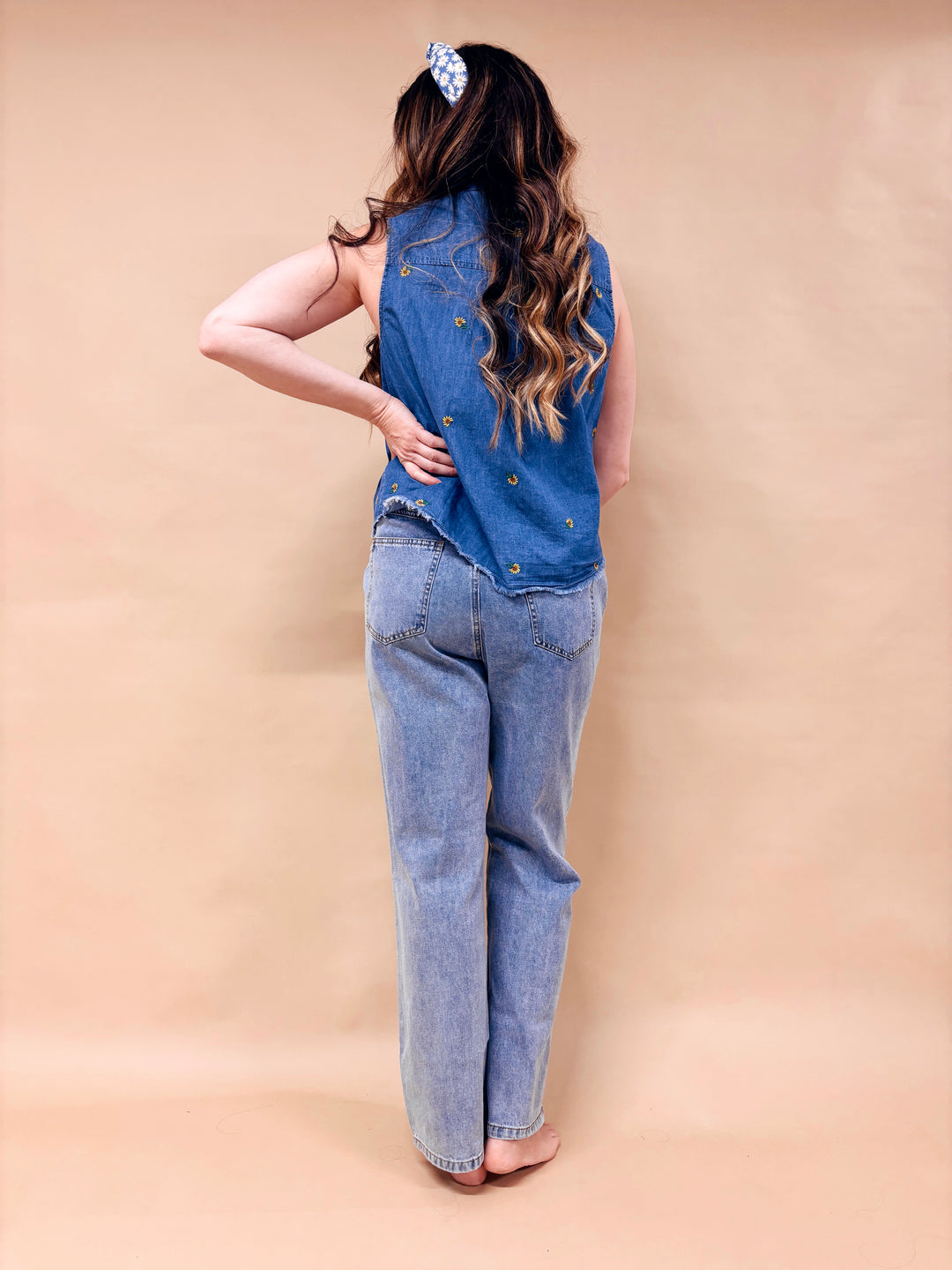 Rylee Fringe Hem Floral Top