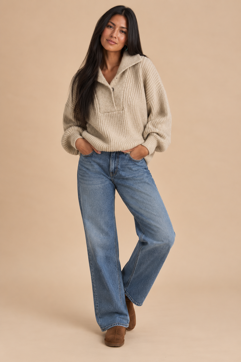 Danae Collared Sweater
