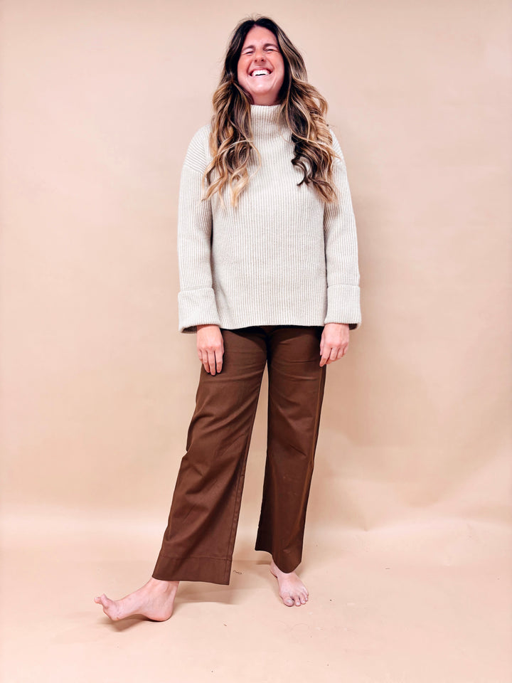 Hazel Oversized Funnel Neck Sweater