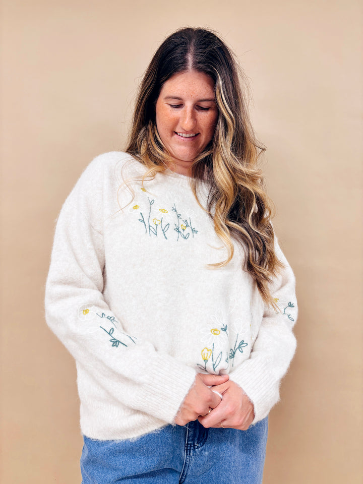 Cecillia Floral Sweater