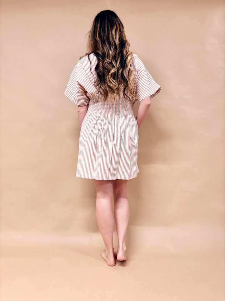 Hailey Striped Mini Dress