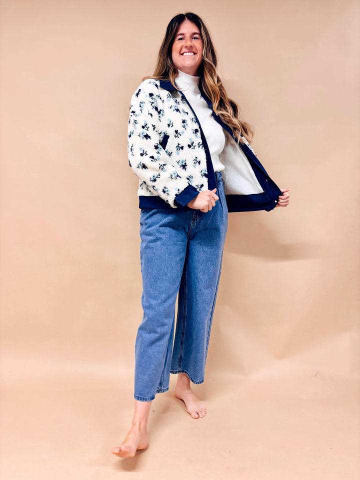 Lydia Floral Button Down Jacket