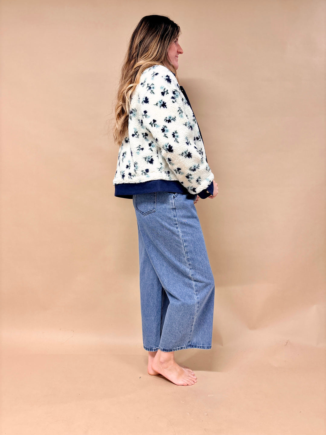 Lydia Floral Button Down Jacket