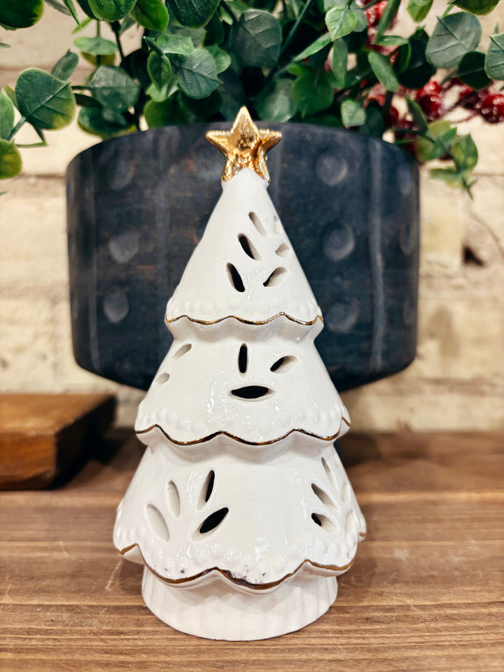 Stoneware Christmas Trees