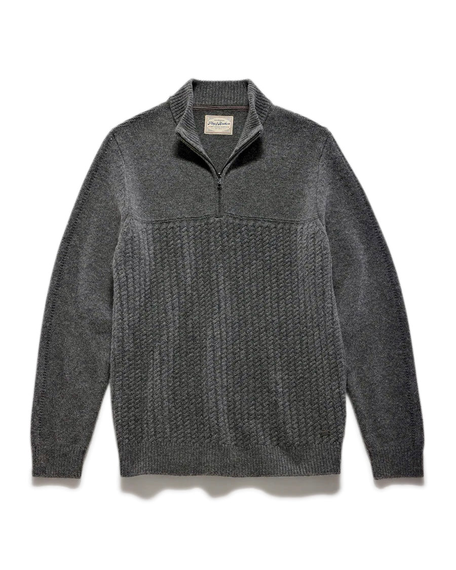 The Woodland Wool Quarter Zip Sweater