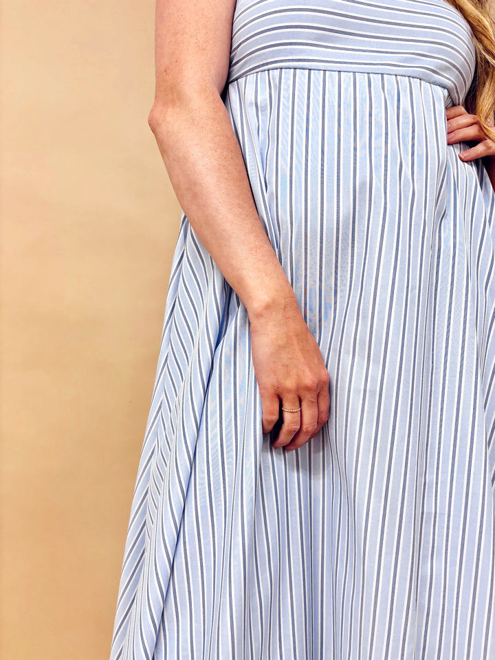 Claire Striped Maxi Dress