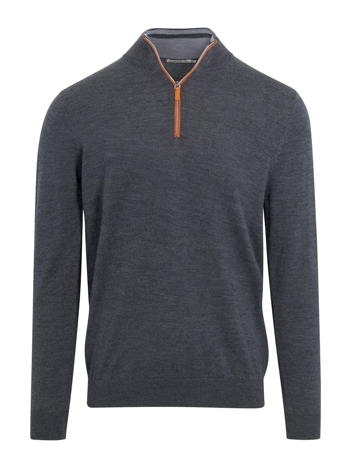 The Australian Merino Wool Quarter Zip Sweater