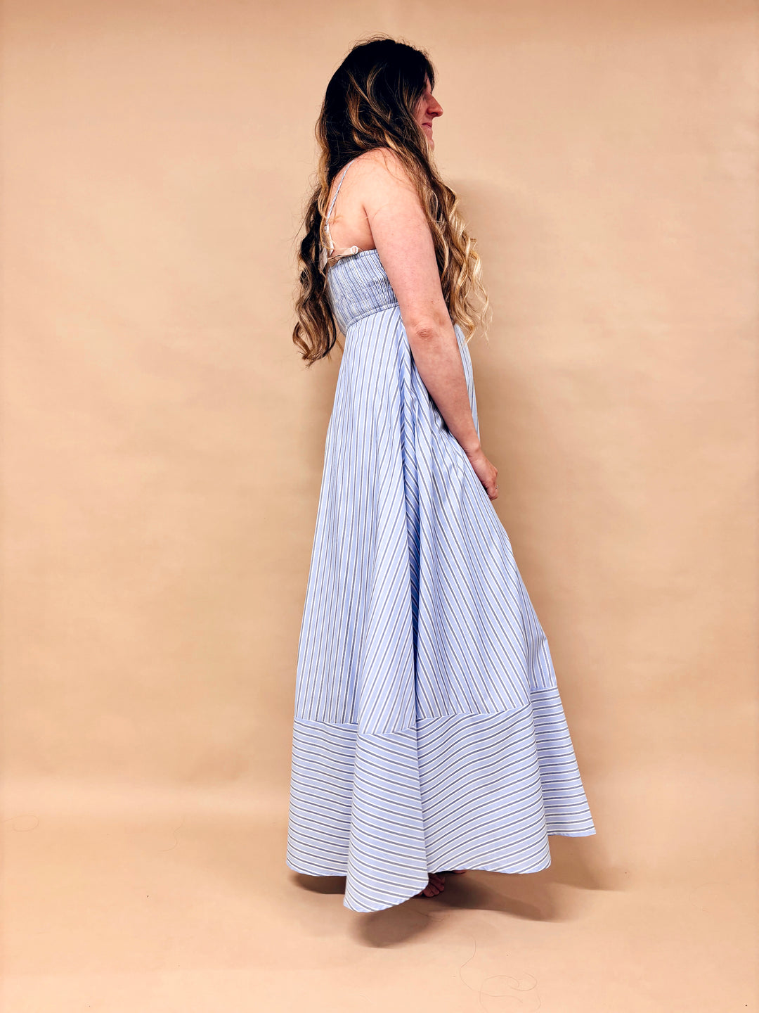 Claire Striped Maxi Dress