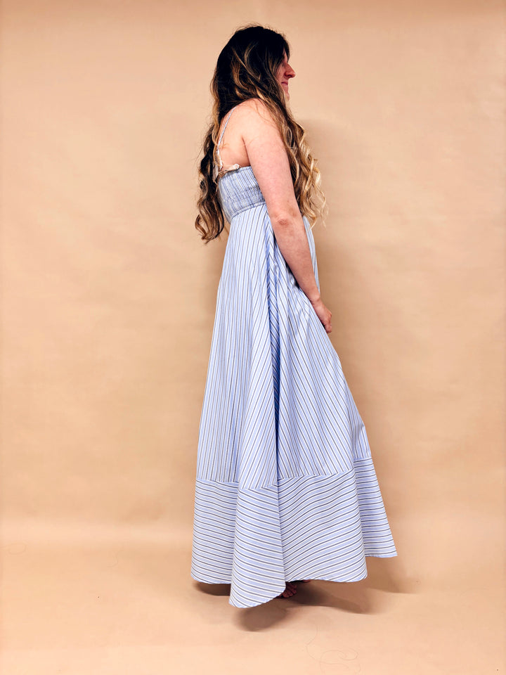 Claire Striped Maxi Dress