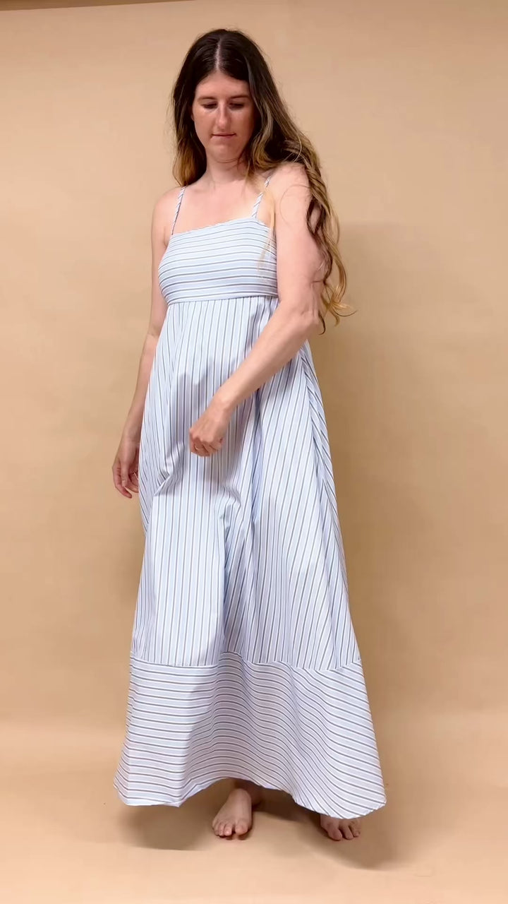 Claire Striped Maxi Dress